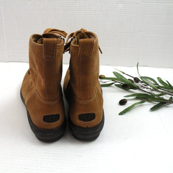 Worn Once! UGG Hapsburg Lace/Zipper Boots Womens Size 12 - Picture 7 of 10